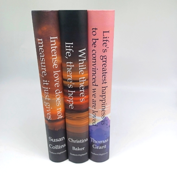 Southern Highlands 3 Pcs Decorative Hardcover Books for Home Decor New in Box - Picture 7 of 10